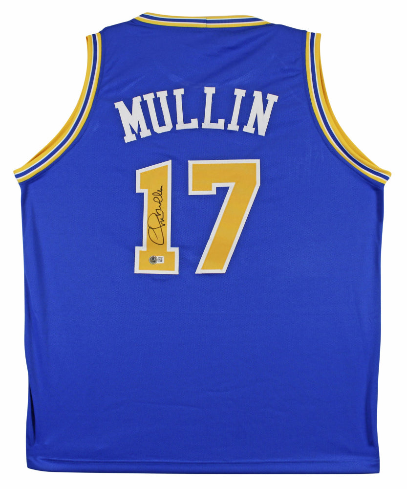 Chris Mullin autographed custom Golden State Warriors jersey