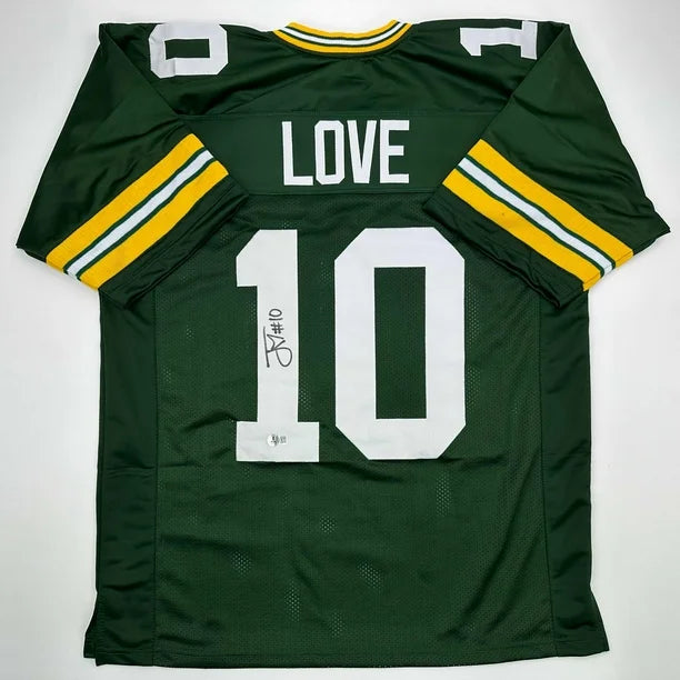 Jordan Love autographed custom Jersey
