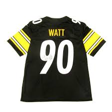 TJ Watt autographed custom Pittsburgh Steelers jersey
