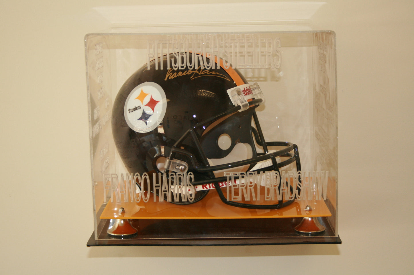 Customized Football Full Size Helmet Display Case