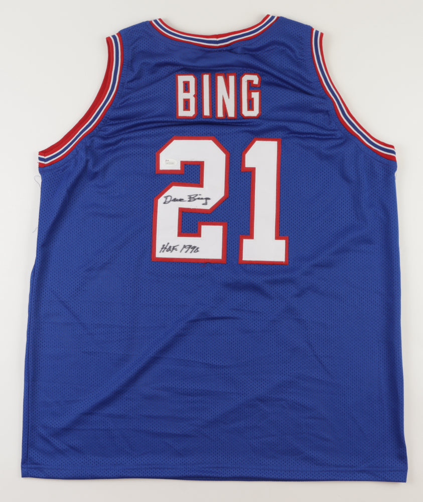 Dave Bing Detroit Pistons Autographed Jersey