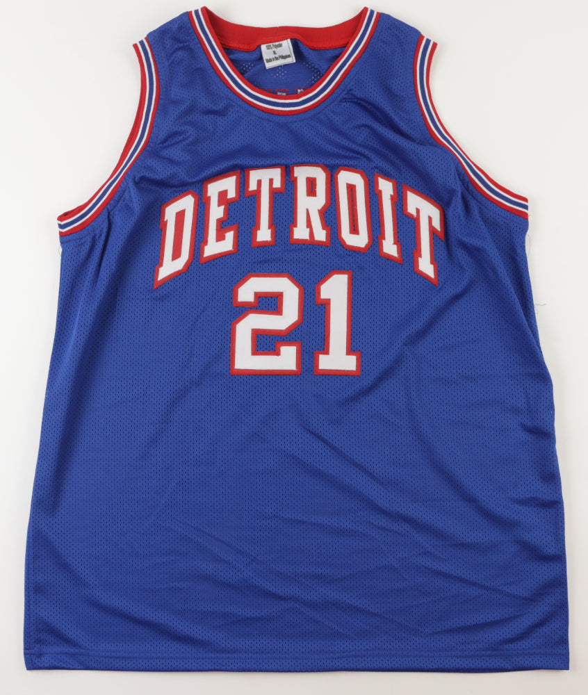 Dave Bing Detroit Pistons Autographed Jersey