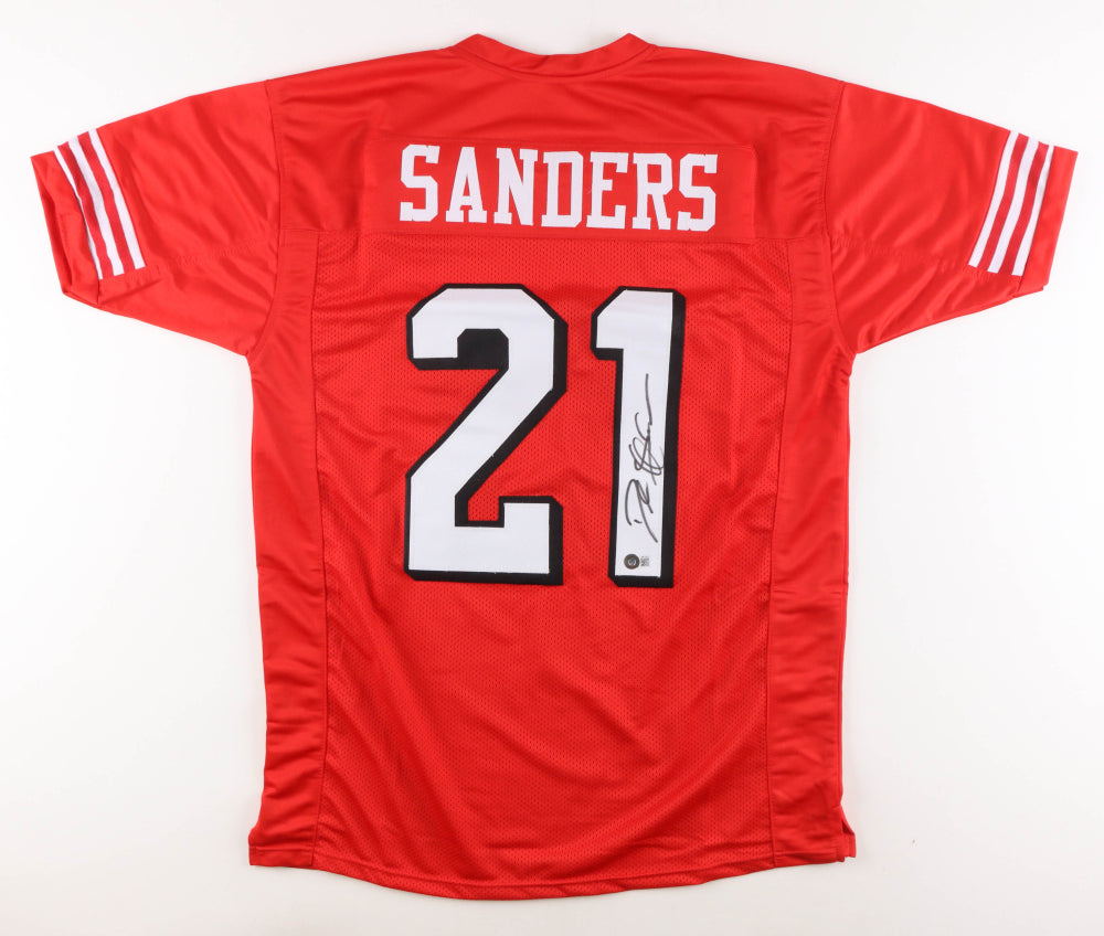 Deion Sanders San Francisco 49ers Autographed Jersey