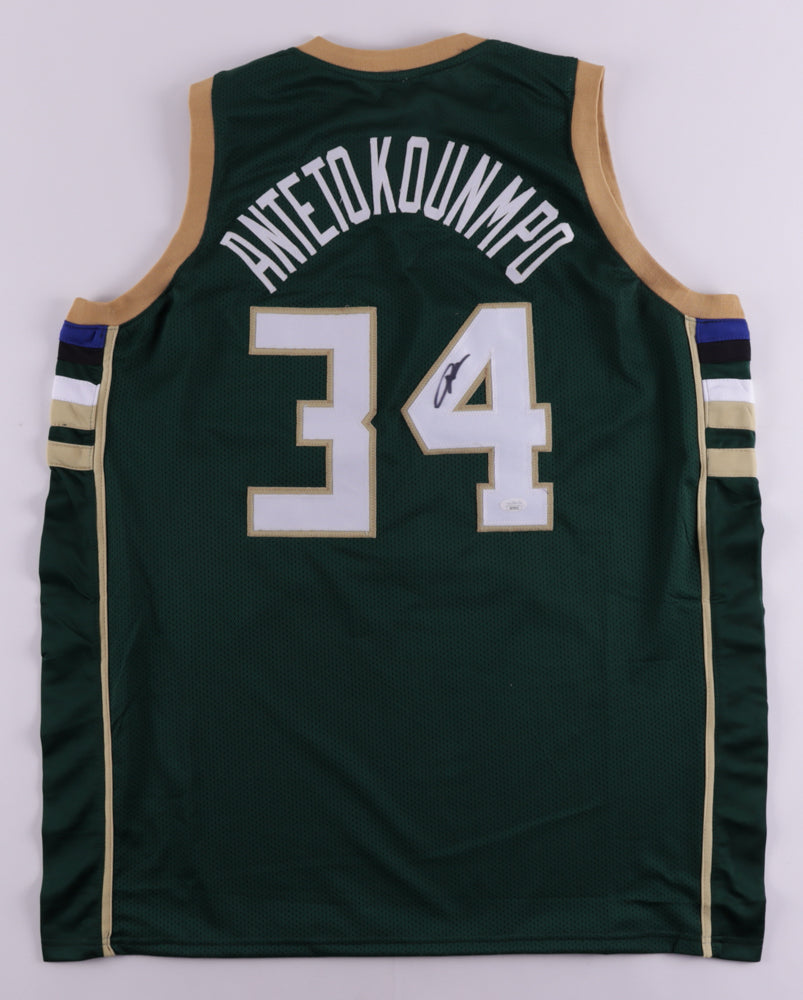 Giannis Antetokounmpo Milwaukee Bucks Autographed Jersey
