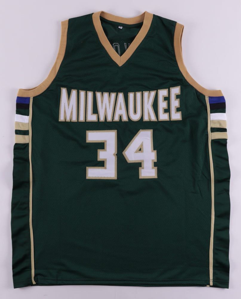 Giannis Antetokounmpo Milwaukee Bucks Autographed Jersey