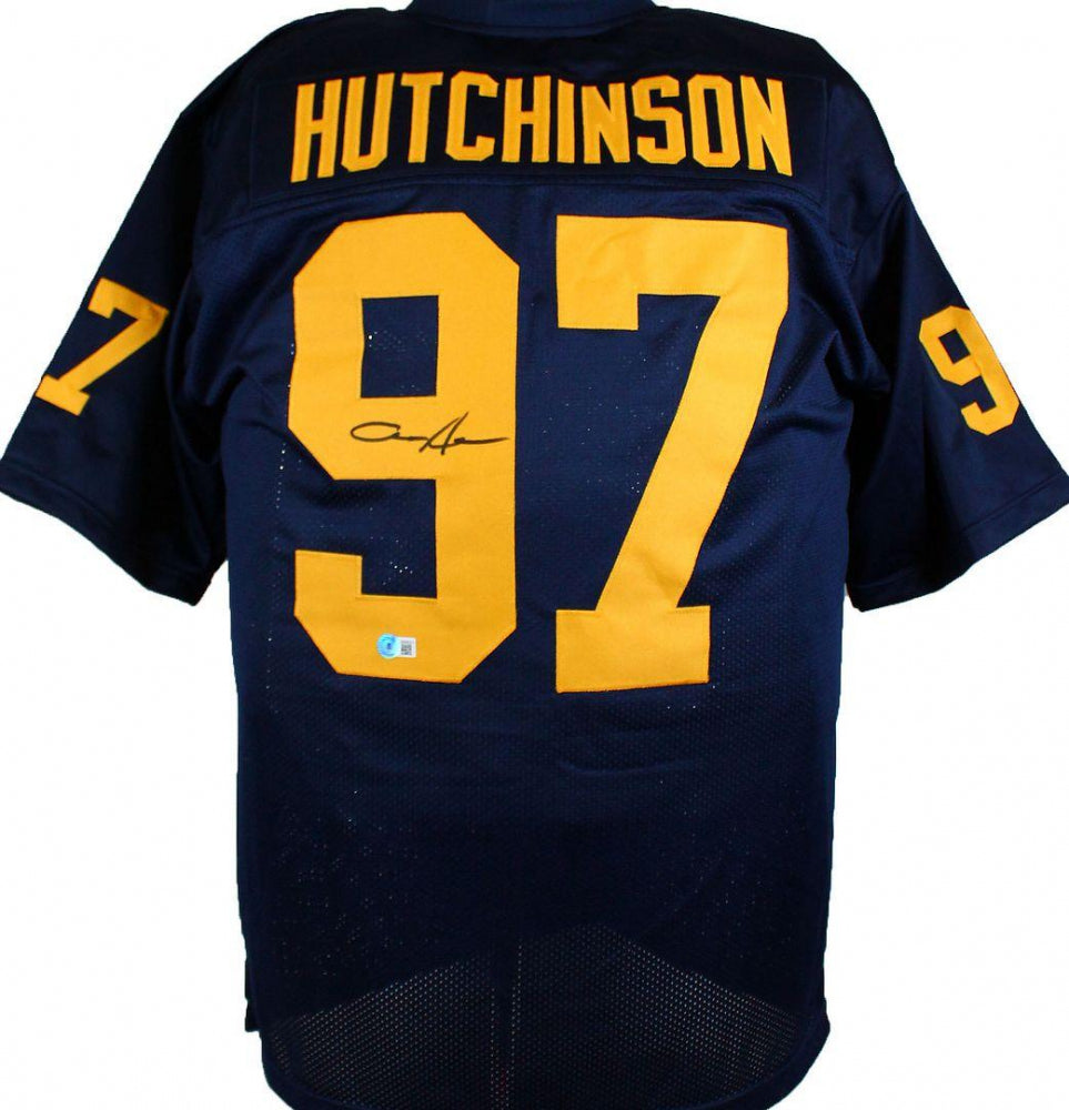 Aiden Hutchinson Michigan Wolverines autographed jersey