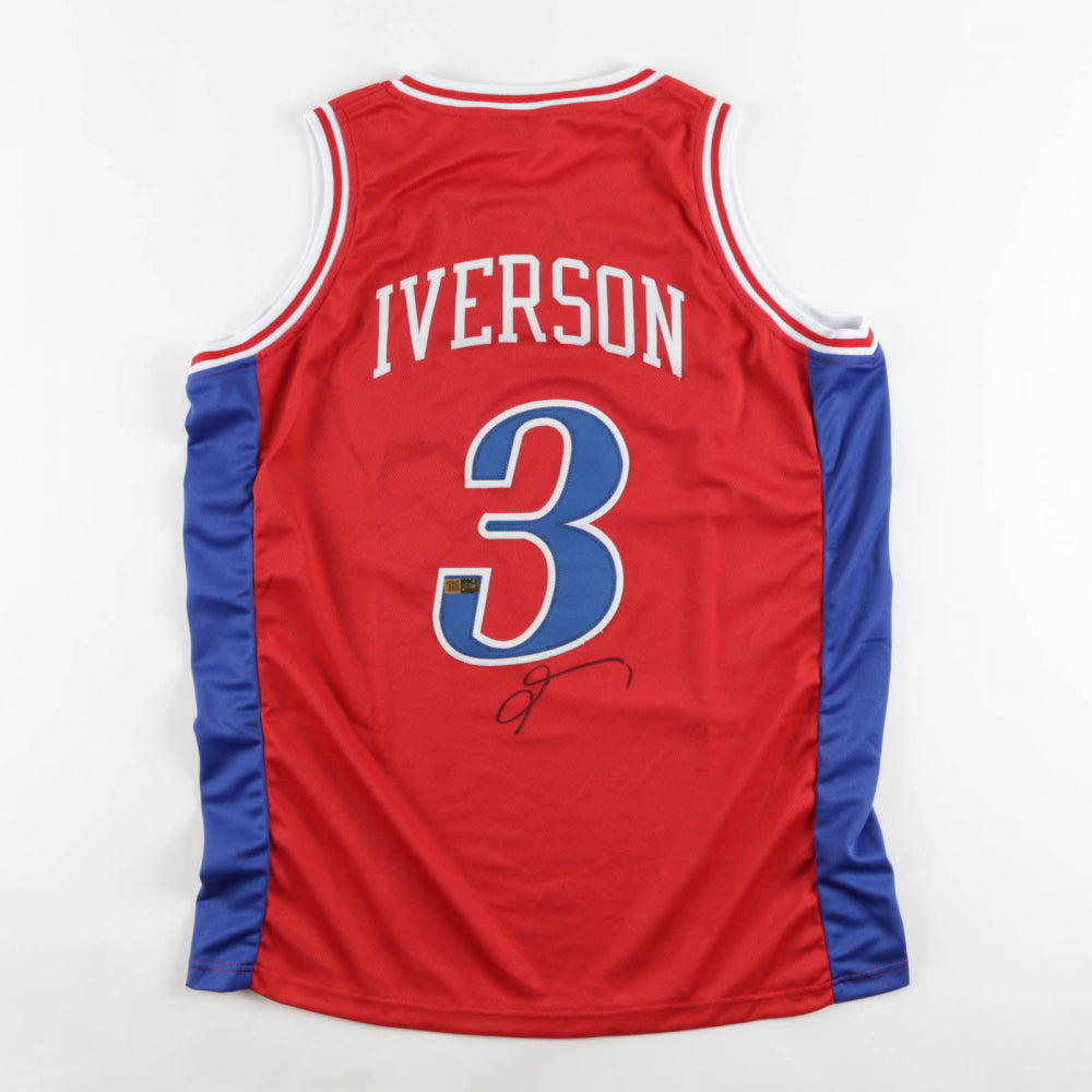 Allen Iverson Philadelphia 76ers Autographed Jersey