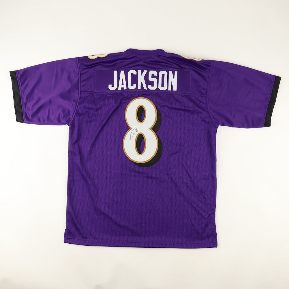 Lamar Jackson Baltimore Ravens Autographed Jersey – wowfactorsports