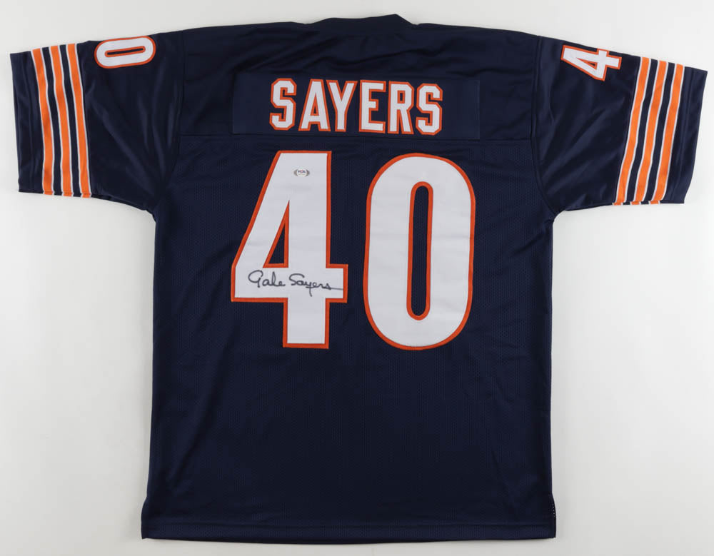 Gale Sayers Chicago Bears Autographed Jersey – wowfactorsports