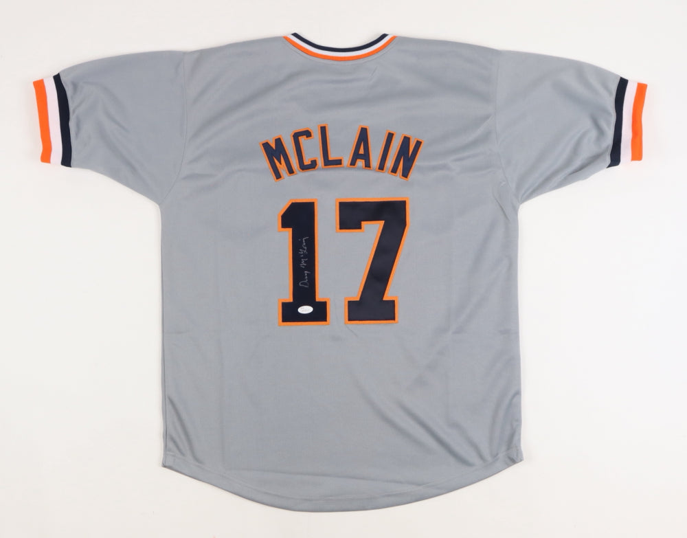 Denny Mclain Detroit Tigers autographed jersey