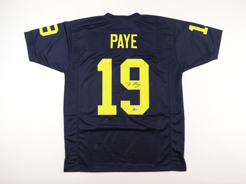 Kwik Paye Michigan Wolverines autographed jersey