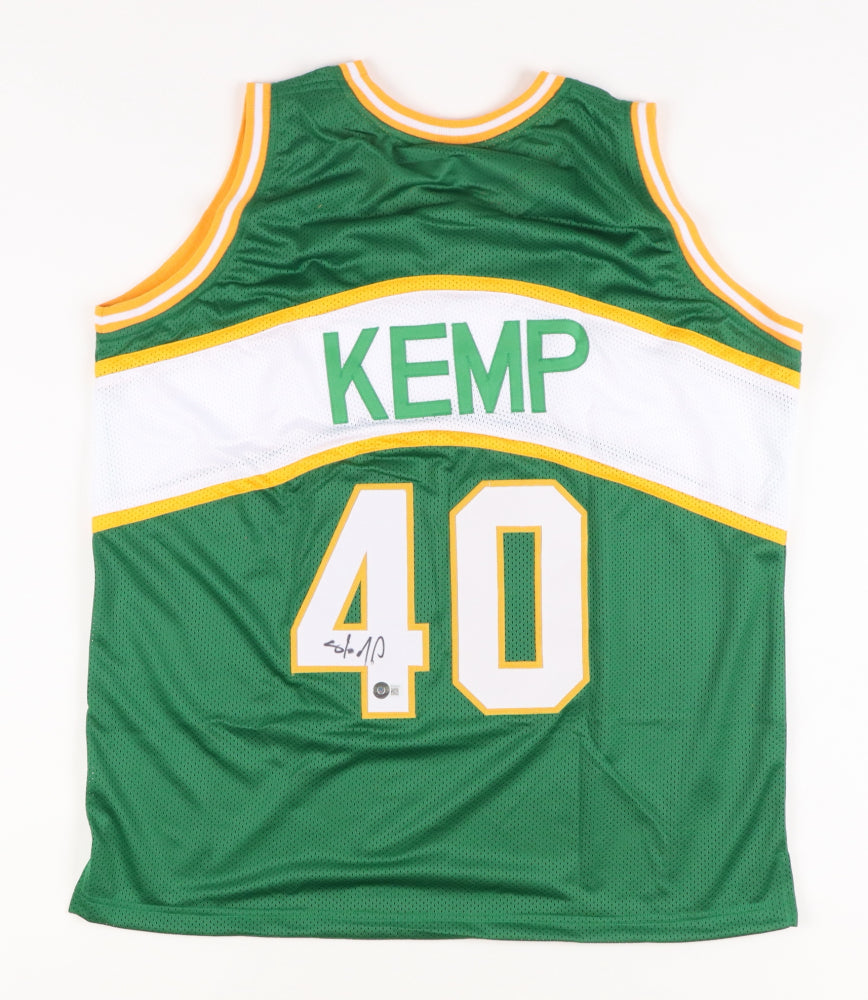 Shawn Kemp Seattle Supersonics Autographed Jersey