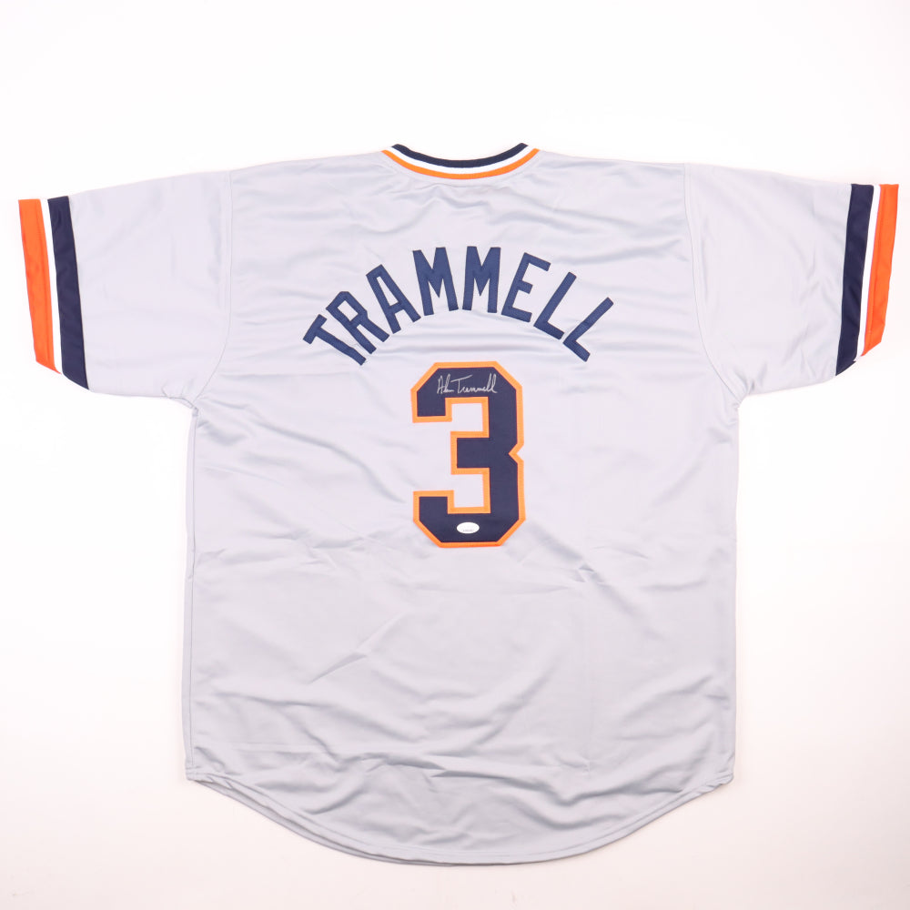 Alan Trammell Detroit Tigers autographed jersey
