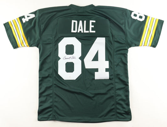 Carroll Dale Green Bay Packers custom autographed jersey