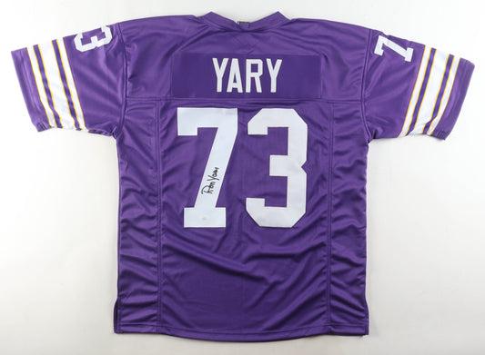 Ron Yary Autographed custom Minnesota Vikings jersey