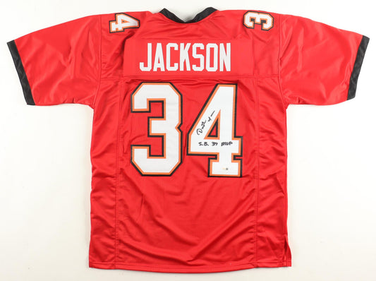 Dexter Jackson Signed Jersey Inscribed "S.B. 37 MVP"