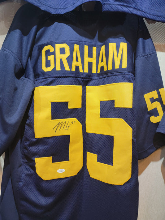 Mason Graham Michigan Wolverines autographed jersey