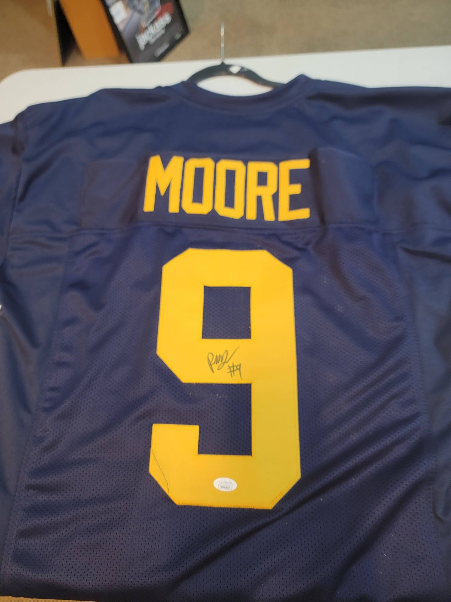 Rod Moore Michigan Wolverines autographed jersey