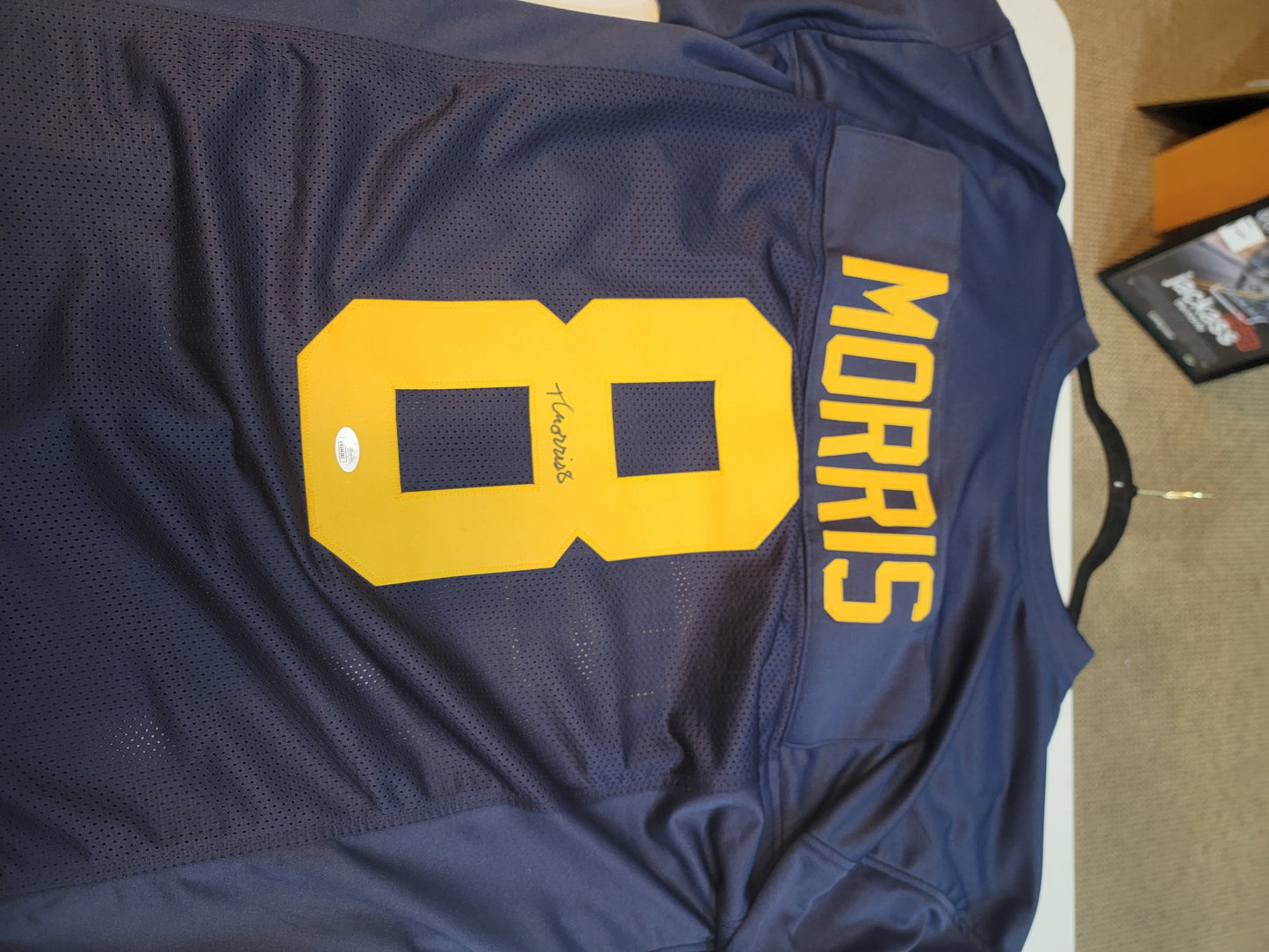 Tyler Morris Michigan Wolverines autographed jersey