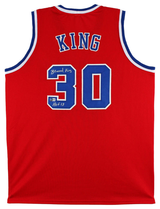 Bernard King Washington Bullets Autographed Jersey RED