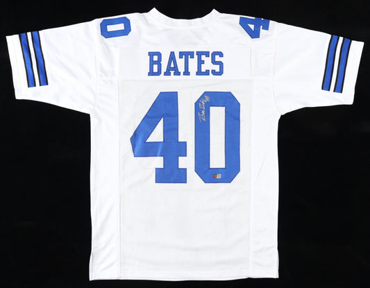 Bill Bates Custom Dallas Cowboys autographed Jersey