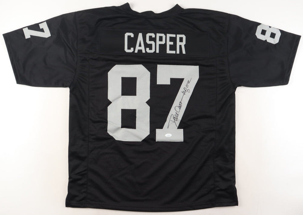 Dave Casper Oakland Raiders custom autographed jersey