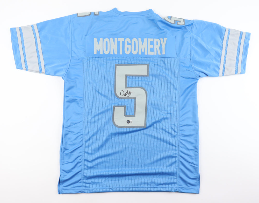 David Montgomery Detroit Lions custom Autographed Jersey