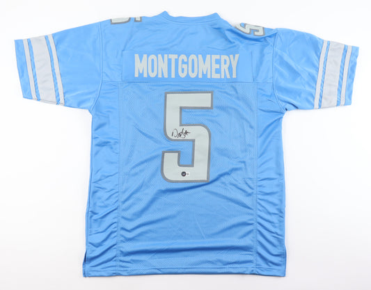 David Montgomery Detroit Lions custom Autographed Jersey