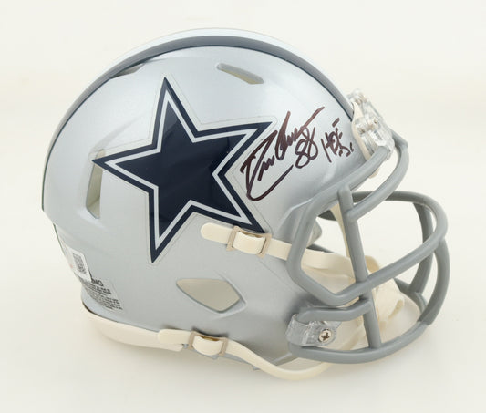 Drew Pearson autographed mini helmet Dallas Cowboys