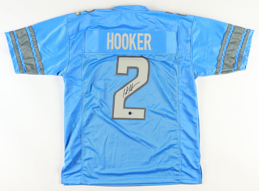 Hendon Hooker autographed custom Detroit Lions jersey