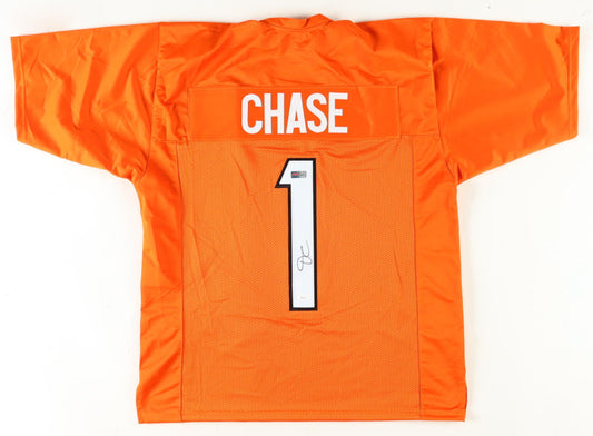 Ja'Marr Chase Cincinnati Bengals custom Autographed Jersey