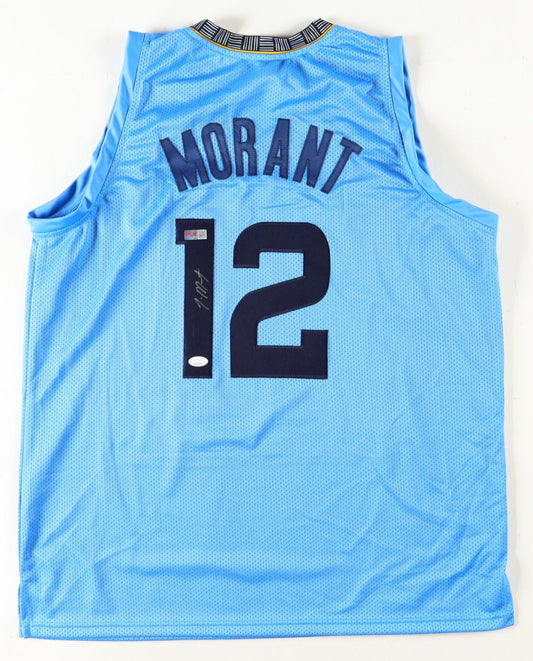 Ja Morant Memphis Grizzlies custom autographed jersey