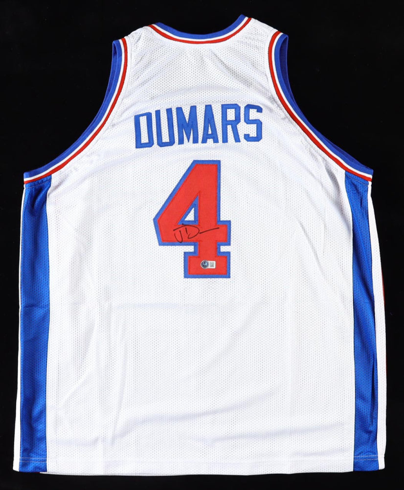 Joe Dumars Detroit Pistons autographed Jersey  white