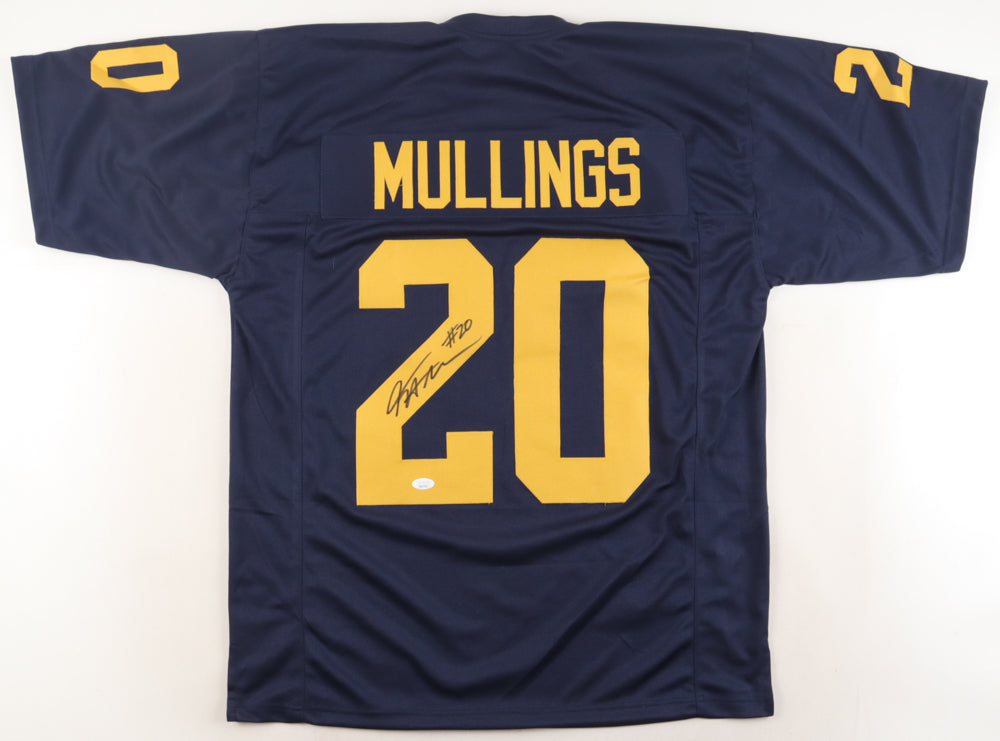 Kalel Mullings Michigan custom autographed jersey