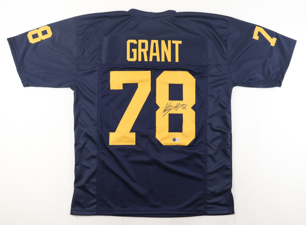 Kenneth Grant Michigan Wolverines autographed jersey