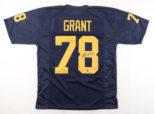 Kenneth Grant Michigan Wolverines autographed jersey