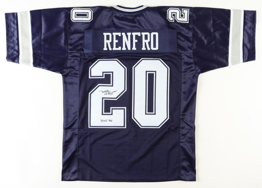 Mel Renfro Signed custom Dallas Cowboys Jersey