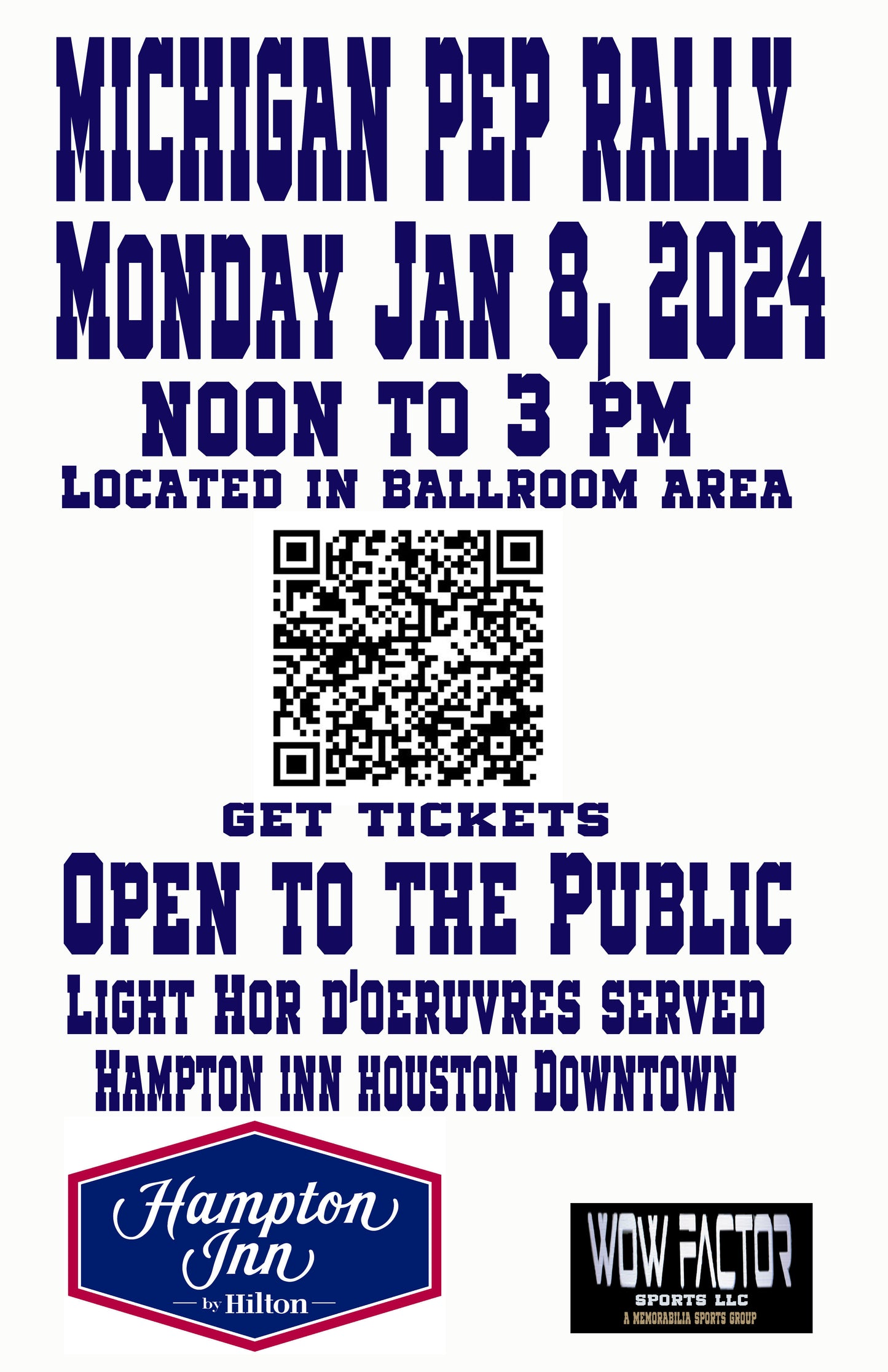 Houston Hampton Inn Pep Rally Jan 8, 2024
