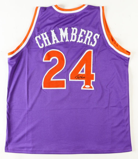 Tom Chambers Phoenix Suns custom Autographed Jersey