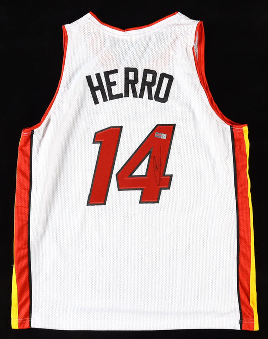 Tyler Herro Miami Heat Autographed Jersey white