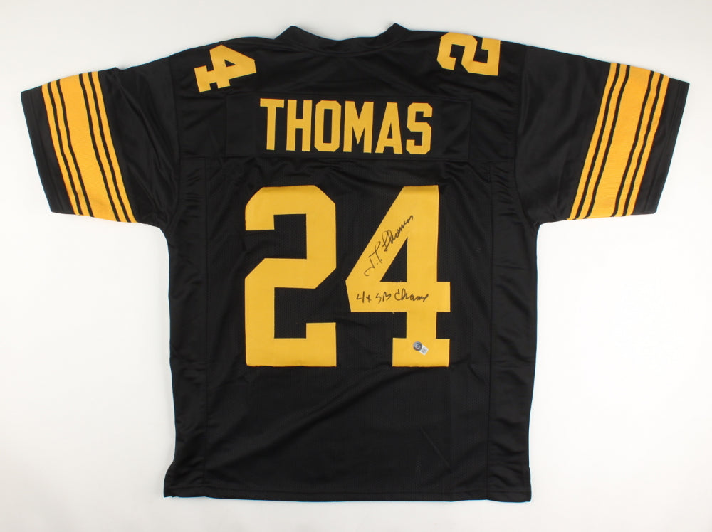 J. T. Thomas Signed custom Pittsburgh Steelers Jersey