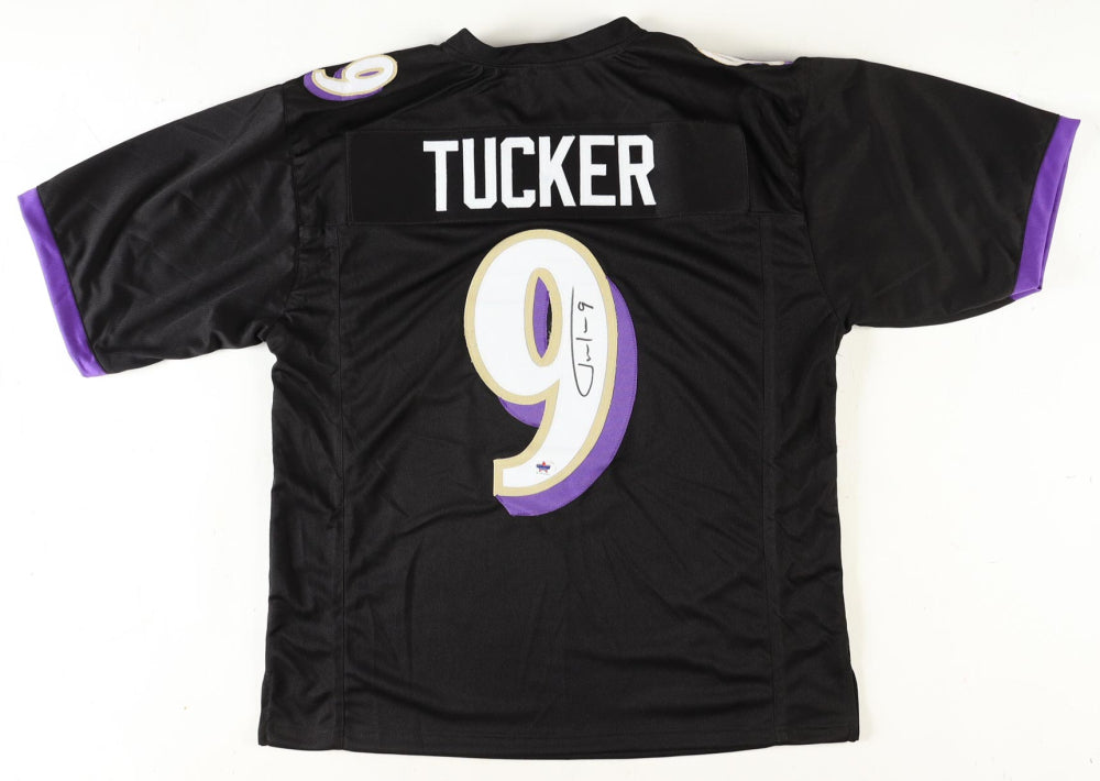 Justin Tucker Baltimore Ravens custom Autographed Jersey