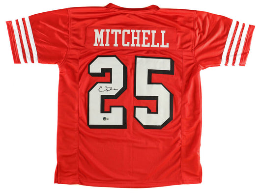 Elijah Mitchell San Francisco 49ers Autographed Jersey