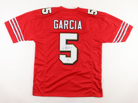 Jeff Garcia San Francisco 49ers Autographed Jersey White numbers