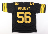 Lamar Woodley Signed custom Pittsburgh Steelers Jersey