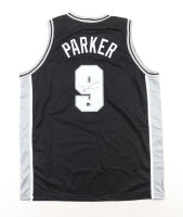 Tony Parker autographed custom San Antonio Spurs jersey