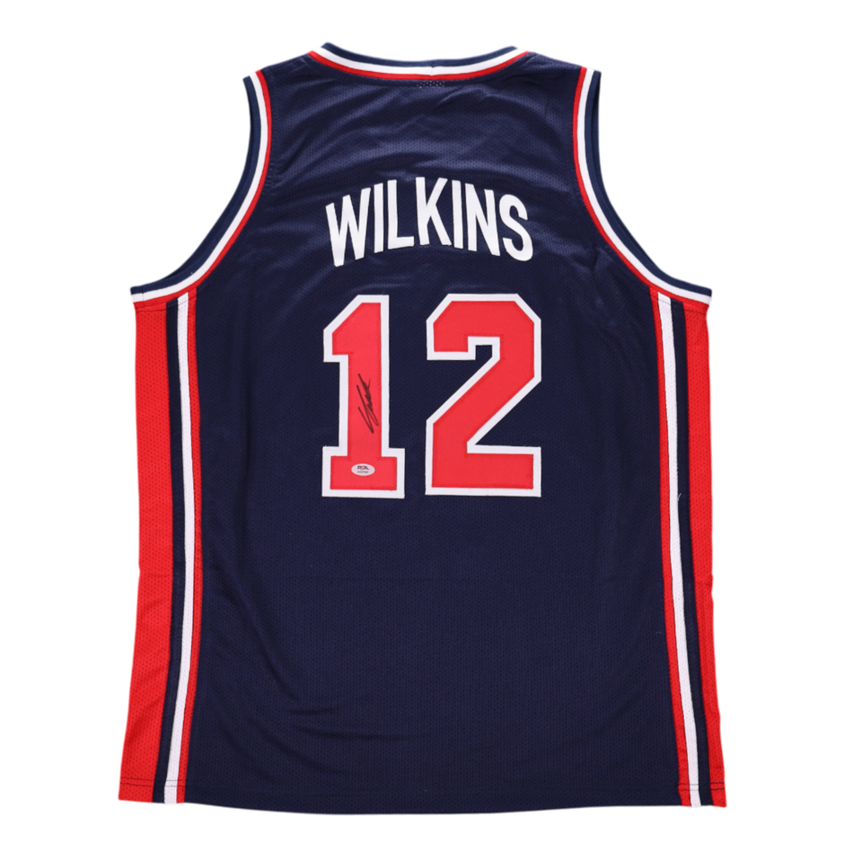 Dominique Wilkins Atlanta Hawks Autographed Jersey