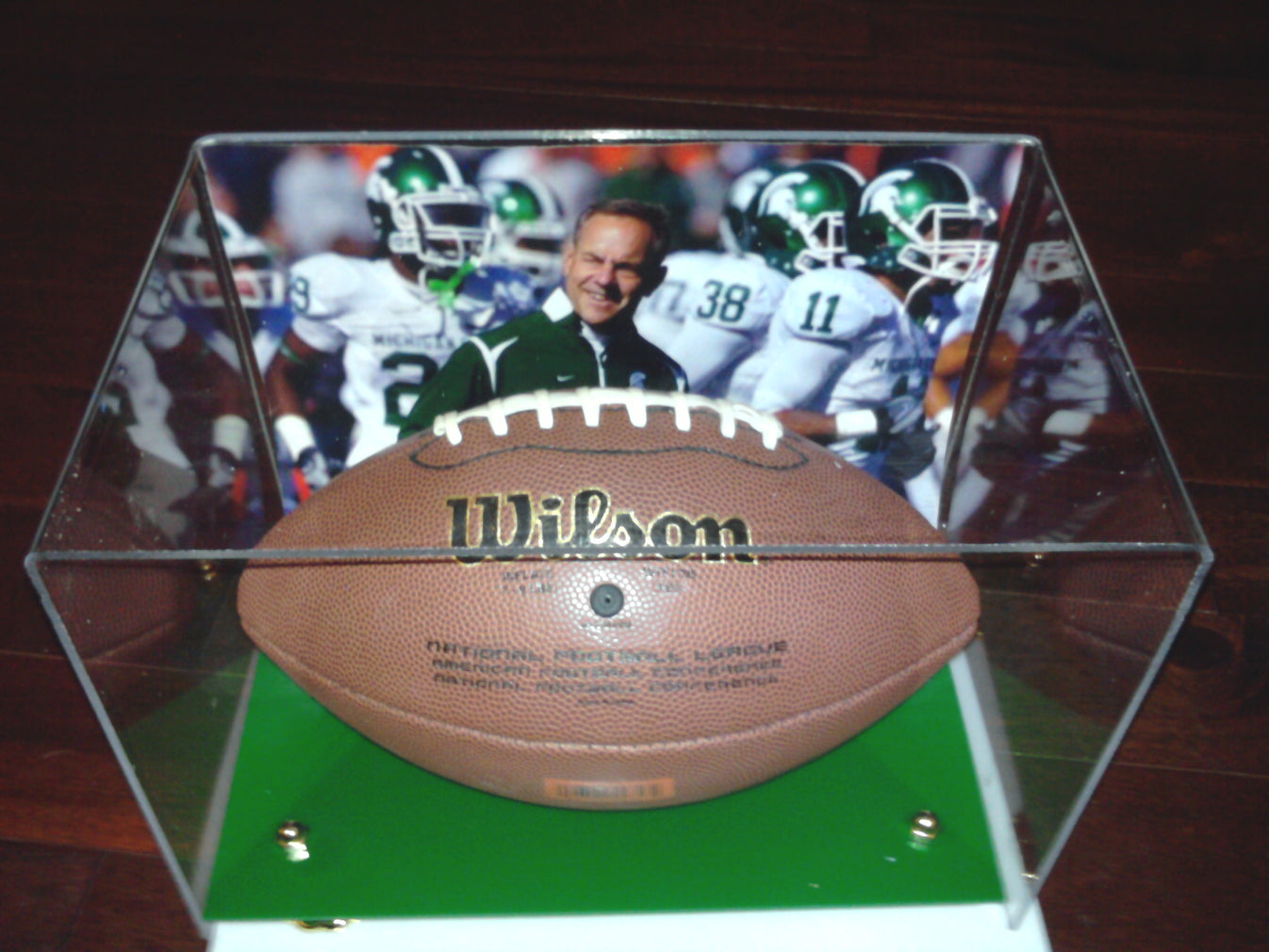 Customized Football Display Case wowfactorsports