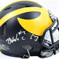 Blake Corum Michigan Wolverines autographed mini helmet
