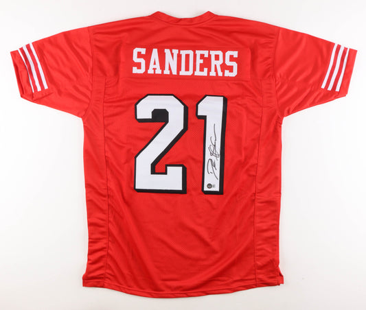 Deion Sanders San Francisco 49ers Autographed Jersey